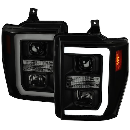 Spec-D Tuning 08-10 Ford F250 F350 F450 Projector Headlights-, 2LHP-F25008SM-RS 2LHP-F25008SM-RS